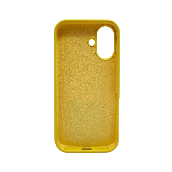 Чохол для смартфона Silicone Full Case AA Open Cam for Apple iPhone 16 33,Canary Yellow