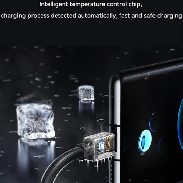 Кабель Usams US-SJ684 Type-C TO Type-C 100W 1.2m black