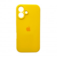 Чохол для смартфона Silicone Full Case AA Camera Protect for Apple iPhone 16 33,Canary Yellow