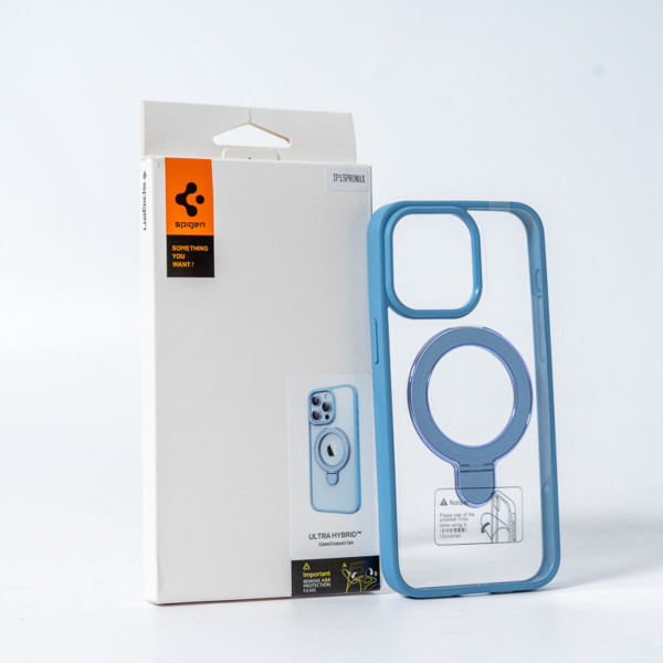 Чохол для смартфона Spigen AAA Magnetic Ring for Apple iPhone 15 Pro Max Light Blue