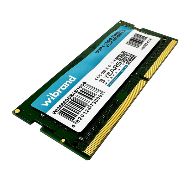Оперативна пам'ять DDR4 Wibrand 16GB 2666MHz CL19 SODIMM