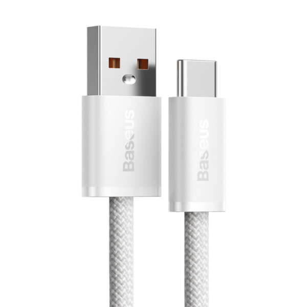 Кабель Baseus Dynamic Series Fast Charging Data Cable USB to Type-C 100W 2m White