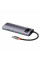 USB-хаб Baseus Metal Gleam Series 5-in-1 Multifunctional （Type-C to HDMI*1+USB3.0*3+PD*1)