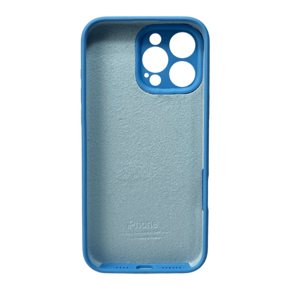 Чохол для смартфона Silicone Full Case AA Camera Protect for Apple iPhone 16 Pro Max 49,Cornflower