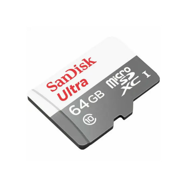 Карта пам'яті microSDXC (UHS-1) SanDisk Ultra 64Gb class 10 A1 (100Mb/s)