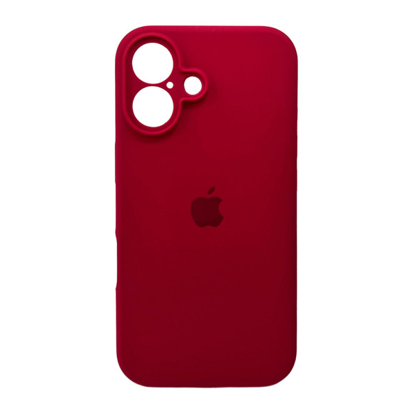 Чохол для смартфона Silicone Full Case AA Camera Protect for Apple iPhone 16 35,Maroon