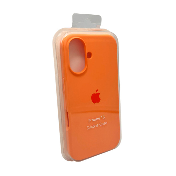 Чохол для смартфона Silicone Full Case AA Open Cam for Apple iPhone 16 34,Papaya