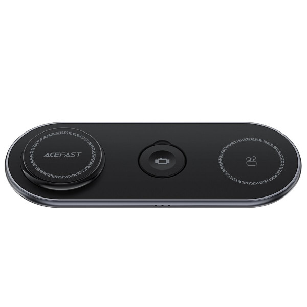 Бездротовий мультизарядний пристрій ACEFAST E19 Qi2 desktop 3-in-1 wireless charging holder Black