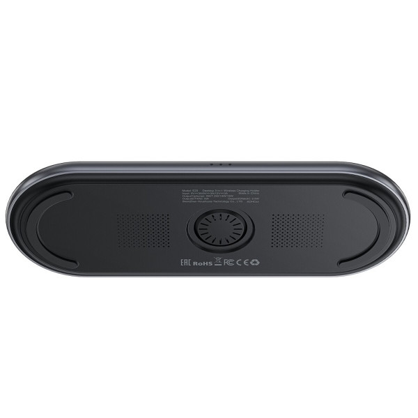 Бездротовий мультизарядний пристрій ACEFAST E19 Qi2 desktop 3-in-1 wireless charging holder Black