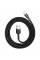 Кабель Baseus Cafule Cable USB For Lightning 2.4A 0.5m Gray+Black