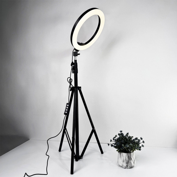 Кільцева лампа NNSD-260 (26см) + штатив 2,1м