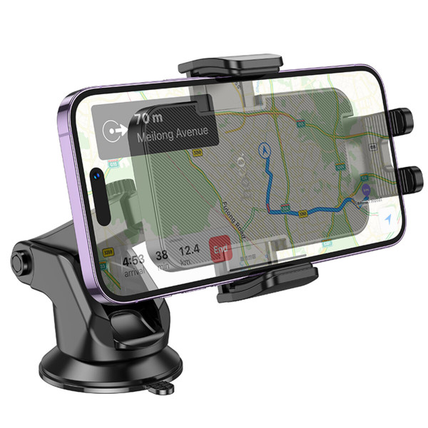 Автотримач для телефона HOCO H37 Cheetah car holder(center console) Black