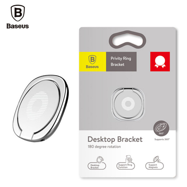 Кільце тримач Baseus Privity Ring Bracket Silver