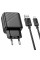 Мережевий зарядний пристрій з кабелем HOCO CS21A Rich single port QC3.0 charger set(Micro)(EU) Black