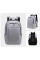 Рюкзак Tigernu T-B3142 17" Silver grey
