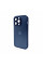 Чохол для смартфона AG Glass Matt Frame Color Logo for Apple iPhone 14 Pro Navy Blue