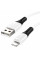 Кабель HOCO X82 USB to iP 2.4A, 1m, silicone, silicone connectors, White
