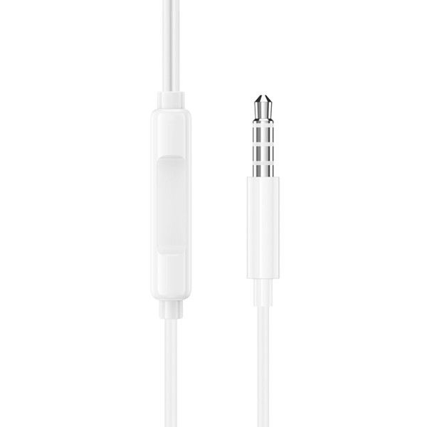 Навушники BOROFONE BM100 Pro Fuente universal earphones with microphone White