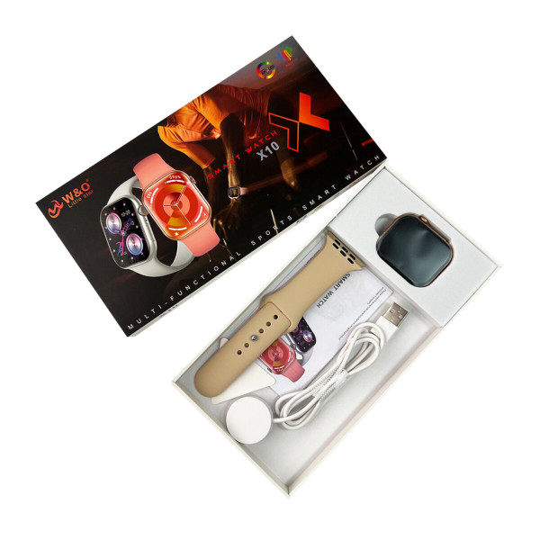 Смарт-годинник W&O X10 Amoled+IP67 Gold