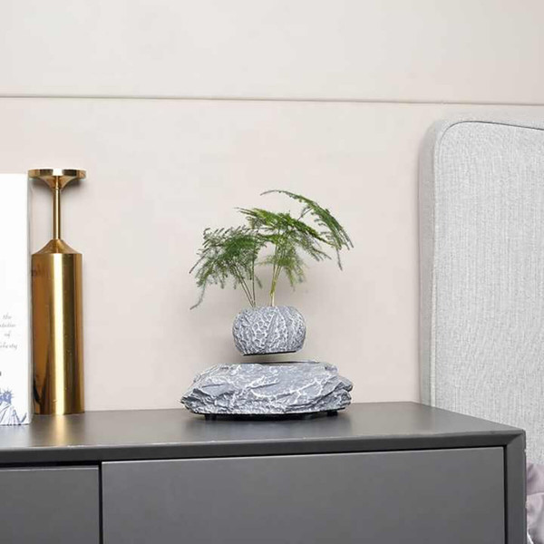 Магнітний левітаційний горщик для рослин HCNT Magnetic Levitating Pot M5B-P Grey