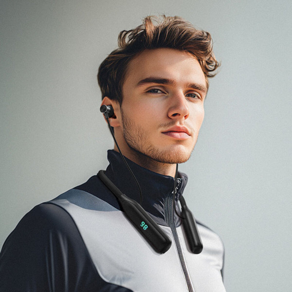 Бездротові навушники ACEFAST N4 neck hanging wireless earphones Black