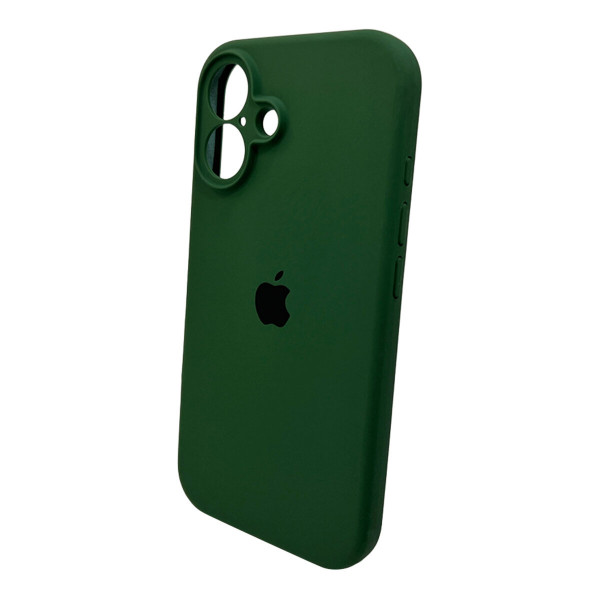 Чохол для смартфона Silicone Full Case AA Camera Protect for Apple iPhone 16 40,Atrovirens