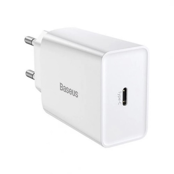 Мережевий зарядний пристрій Baseus Speed Mini Quick Charger 1C 20W EU White