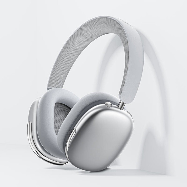 Бездротові накладні навушники ACEFAST H9 active noise cancelling wireless headset, ANC, Silver
