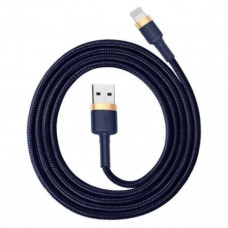 Кабель Baseus cafule Cable USB For iP 2.4A 1m Gold+Blue