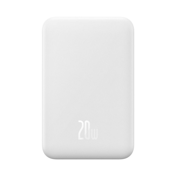 Зовнішній акумулятор Baseus Magnetic Mini Wireless Fast Charge Power Bank 20000mAh 20W White