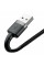 Кабель Baseus Cafule Cable USB For iP 2A 3m Gray+Black