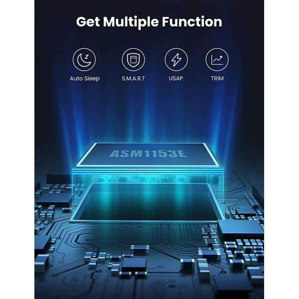 Зовнішня кишеня для накопичувача UGREEN CM237 USB 3.0 2.5Inch Hard Drive Box(UGR-60353)