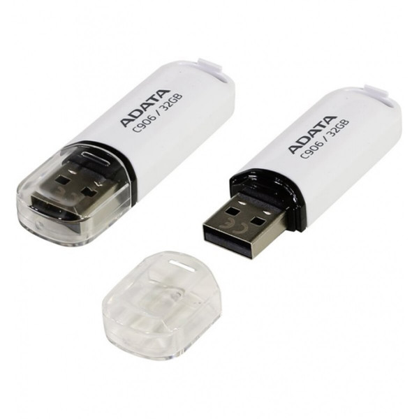 Флеш-накопичувач ADATA USB 2.0 C906 32Gb White