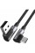 Кабель UGREEN US284 Right Angle USB-A to USB-C Cable 3m (Space Gray) (UGR-70255)