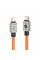 Кабель Usams US-SJ684 Type-C TO Type-C 100W 1.2m orange