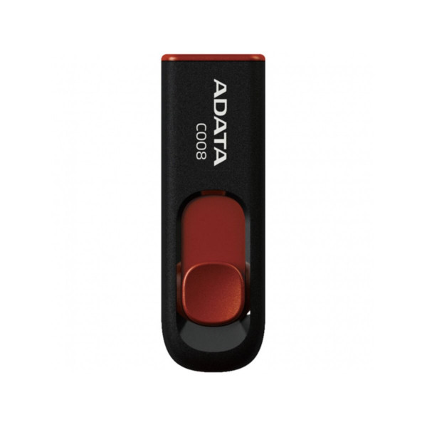 Флеш-накопичувач ADATA USB 2.0 C008 16Gb Black/Red