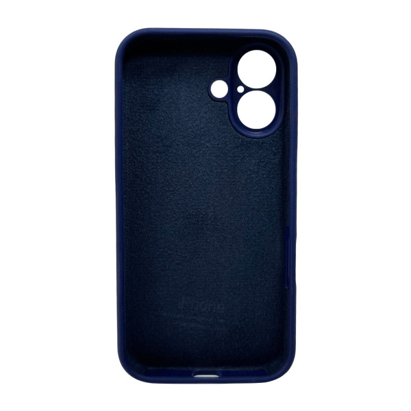 Чохол для смартфона Silicone Full Case AA Camera Protect for Apple iPhone 16 39,Navy Blue