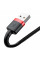 Кабель Baseus Cafule Cable USB For Lightning 2.4A 0.5m Red+Black