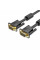 Кабель Vention VGA(3+6) Male to Male Cable with ferrite cores 5M Black (DAEBJ)