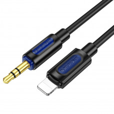 Аудіокабель BOROFONE BL20 True sound silicone digital audio conversion cable iP Black