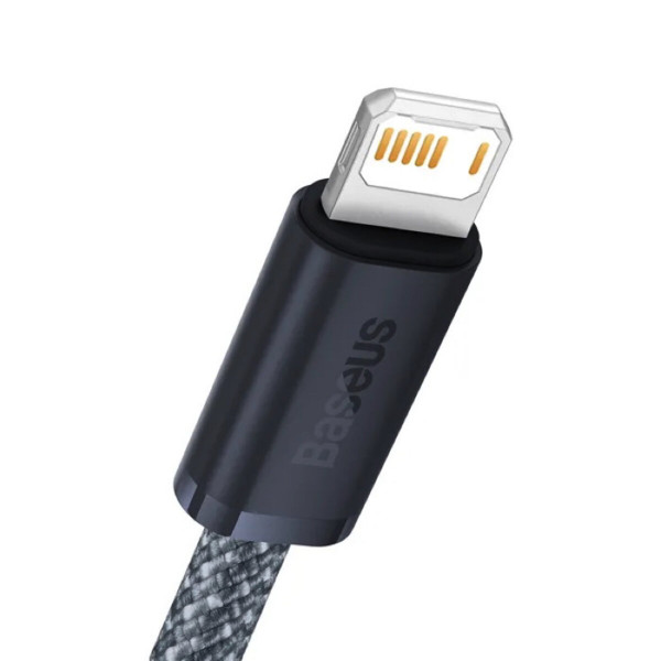 Кабель Baseus Dynamic Series Fast Charging Data Cable USB to iP 2.4A 2m Slate Gray