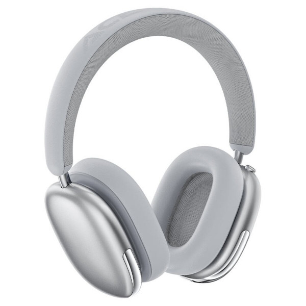 Бездротові накладні навушники ACEFAST H9 active noise cancelling wireless headset, ANC, Silver
