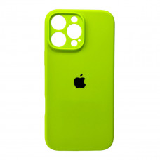 Чохол для смартфона Silicone Full Case AA Camera Protect for Apple iPhone 16 Pro Max 24,Shiny Green