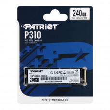 SSD M.2 Диск Patriot P310 240GB NVMe 2280 PCIe 3.0 3D TLC (P310P240GM28)
