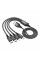 USB Hoco X76 4-in-1 IP+2Type-C+Micro 2A