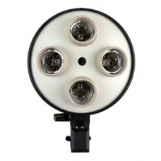 Держатель SHL-006 4-х ламп с патронами E27 и отверстием для зонта