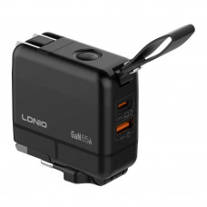 Сетевое Зарядное Устройство LDNIO Q2618 GAN 65W+Type-C to Type-C