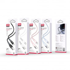 USB XO NB225 Silicone two-color Lightning Мятая упаковка