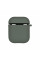 Футляр Silicone Case with microfibra для Airpods 1/2