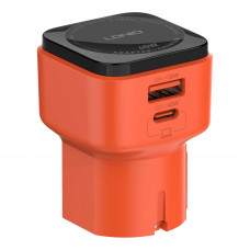 Сетевое Зарядное Устройство LDNIO Q2420 GAN 45W+Type-C to Type-C